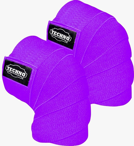 Imagen 4 de 4 de Vendas Para Rodillas Knee Wraps Crossfit Gym Pesas Ejercicio