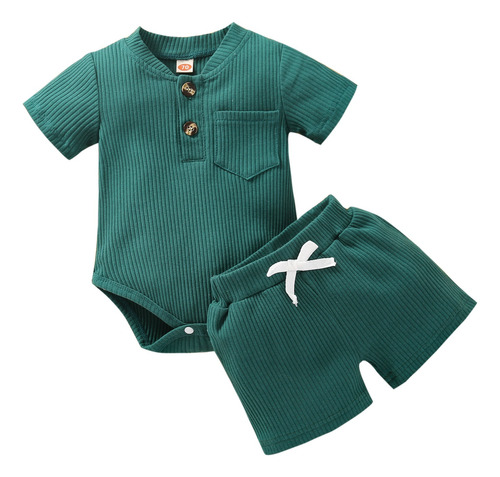 Traje En Forma De T Para Niños Y Niñas, Algodón, Color Liso,