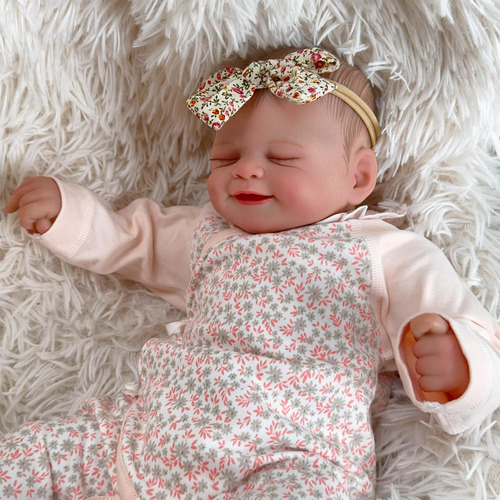 Muñeca Reborn De 20 Bebé Realista Hecho A Mano Con Caja