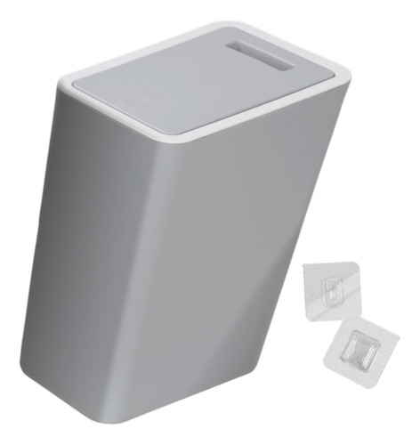 Basura De Basura Colgante Contenedor De Basura Gris