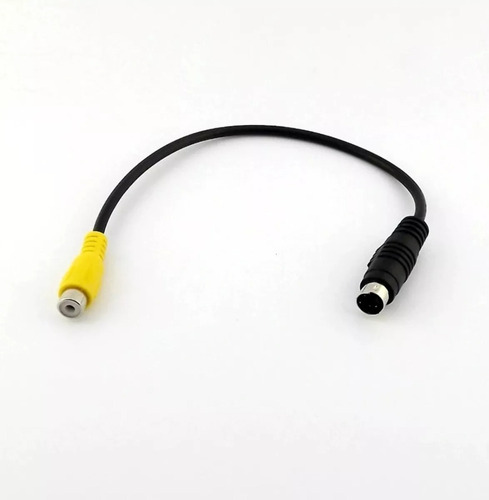 Cable Adaptador Mini Din 4 Pin S-video A Av Tv Rca Hembra