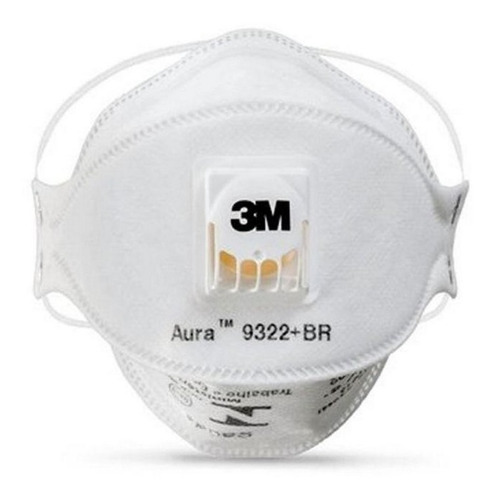 Máscara Respirador Descartável Aura 9322+br Pff2 3m