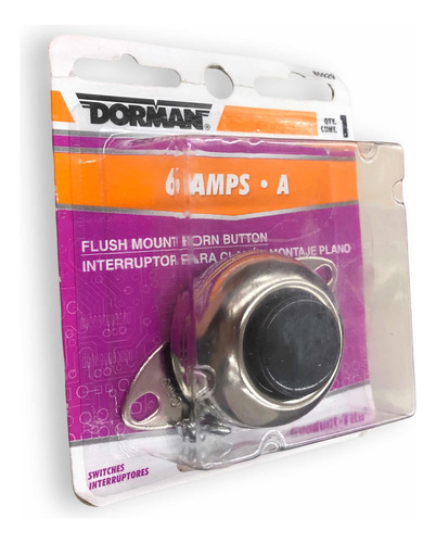 Switch Interruptor Botón Bocina Claxon Montaje Plano 12v 6a