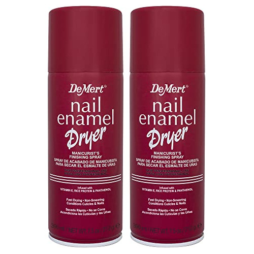 Demert Nail Enamel Dryer Manicurist's Finishing Spray - (2-p