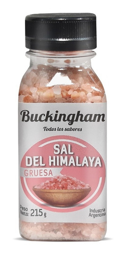 Sal Del Himalaya Gruesa Buckingham Rosada Comestible X215gr