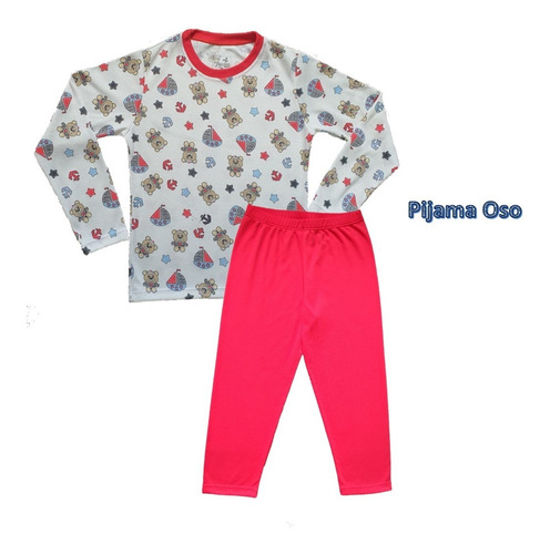 Pijama Infantil Niño Modelo Oso 