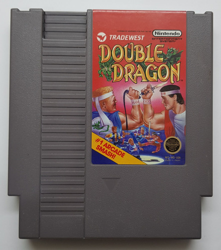 Double Dragon Nes Original Americano Testado Dou Desconto (Usado)