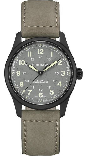 Reloj Hamilton H69409930 Khaki Field Titanium Auto Original