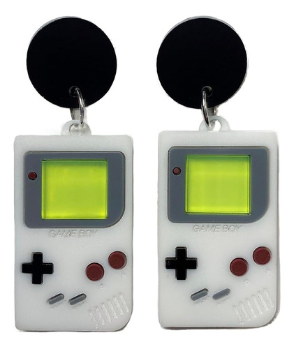 Pendientes Acrílicos De Juego Retro Game Boy, Pendient...