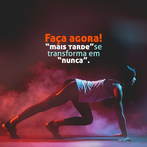 Imagem 5 de 10 de Artes Para Academia, Cross Fit, Personal R Sociais + Legenda
