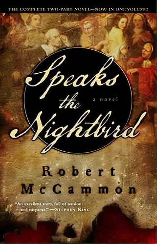 Speaks The Nightbird, De Robert Mccammon. Editorial Simon & Schuster, Tapa Blanda En Inglés