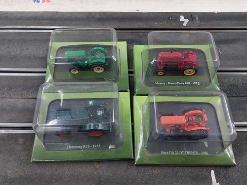 Tractores 4 Escala 1:43 De Coleccion Ferrari Massey Hanomag Verde