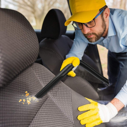 4 En 1 Aspiradora Industrial Solido Y Liquido Alta Potencia 25lts Vacío 17kpa La Cabeza Desmontable Se Puede Utilizar Como Aspiradora Negro Plateado