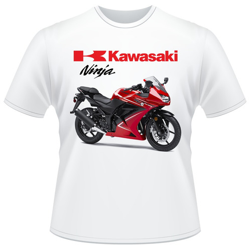 Camiseta Moto Kawasaki Ninja 250r Vermelha 250 R Camisa