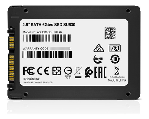 Ssd Adata Su630 960 Gb 3d Nand Sata Iii 2.5 520 Mb/s Lectura