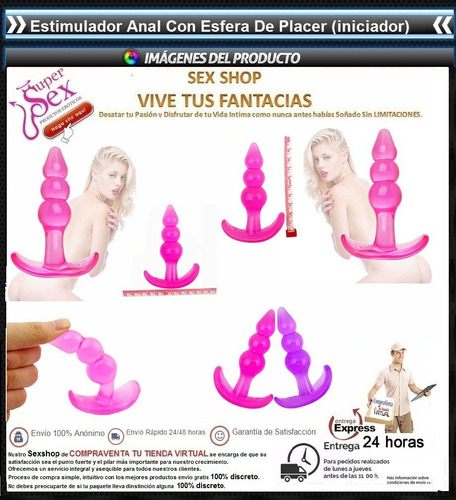 Iniciador Consolador Estimulador Anal Y Vaginal Unisex