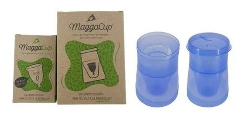 Copita Menstrual Maggacup Silicona + Vaso Esterilizador 