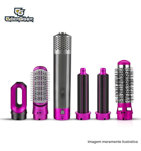 Imagem 6 de 6 de Pente Escova Secadora Modeladora 5x1 Babyliss Íon Negativo