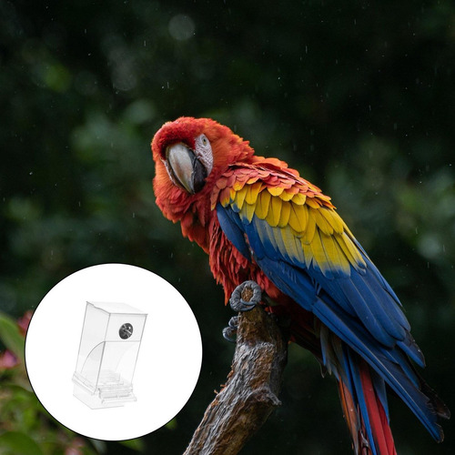 Ha 2 Uds Alimentador Automático De Pájaros Sin Desorden