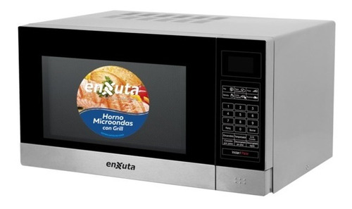 Microondas Digital Enxuta 23 Litros Acero Inoxidable Grill