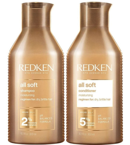 Pack All Soft Shampoo + Acondicionador Redken + Regalo