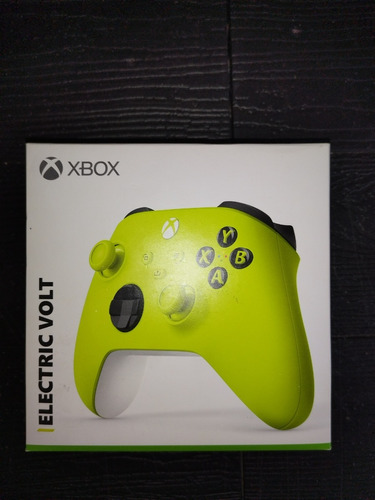 Control Xbox Wireless Electric Volt Color Verde Seminuevo
