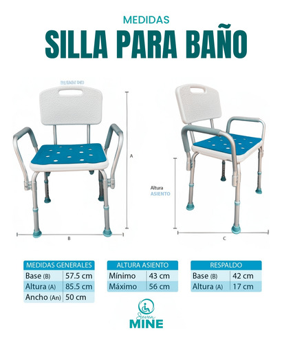 Silla Para Baño Adulto Mayor Con Almohadilla Sc-355-a | 3en1