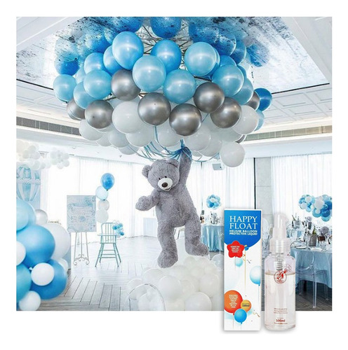 Happy Float Liquido Para Globos Latex Con Helio 100 Ml