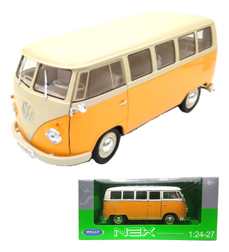 Volkswagen Bus T1 1963 1:24 Nex Welly Scarlet Kids