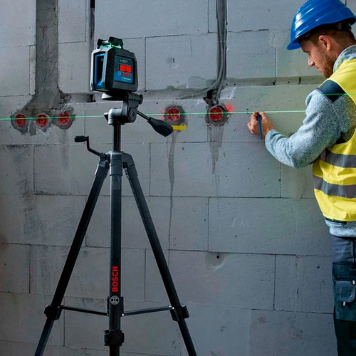 Imagen 5 de 8 de Nivel Laser Verde 360 Bosch Gll2-20 G + Pilas + Tripode