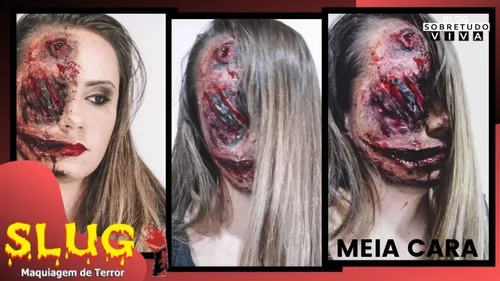 Maquiagem Zumbi, Tutorial de maquiagem de terror