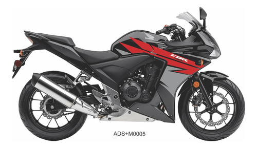 Kit Adesivo Moto Honda Cbr 500r 14/16 Carenagem Full Grande
