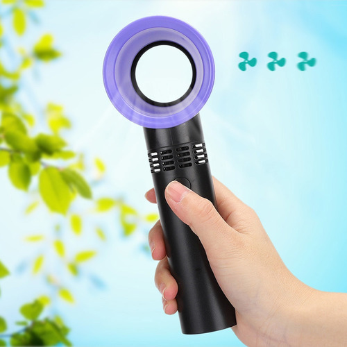 Portátil Mini Usb Recargable De Mano Sin Hoja Ventilador Prá