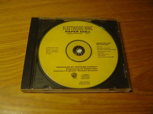 Fleetwood Mac Paper Doll Cd Single Promo Importado Usa 