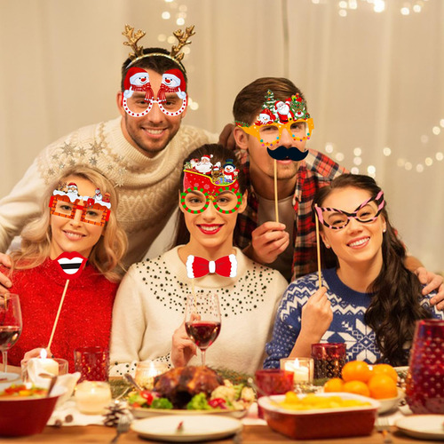 40 Piezas De Suministros De Fiesta De Navidad Incluye