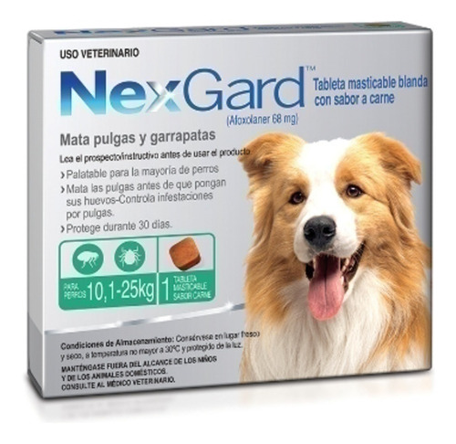 Nexgard L (10 A 25 Kg) - 68 Mg