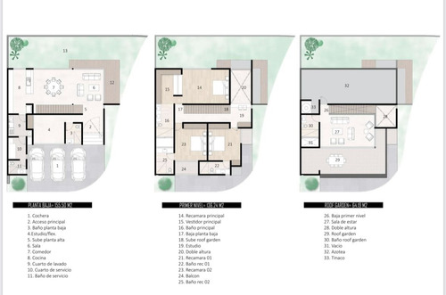 Imagen 18 de 18 de Casa A Estrenar En La Vista Con 4 Recamaras Y Roof Garden Equipado Con Baño Y Salón. Cuarto De Servicio Rcs