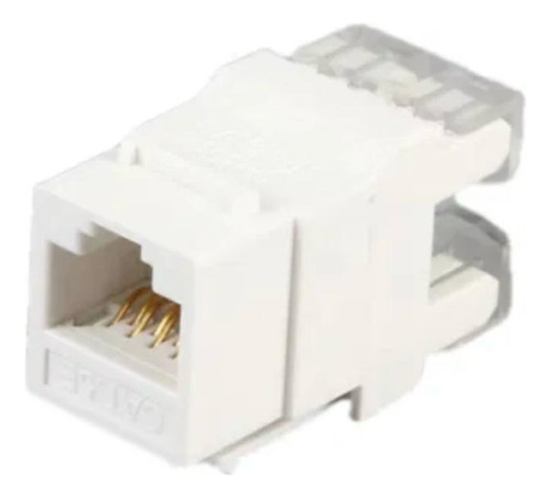 Jack Rj45 Cat5e Keystone Utp Ficha Conector X 100 Unidades