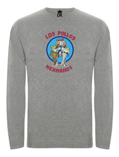 Polera Manga Larga Los Hermanos Pollos Bre.bad De Hombre Polera Manga Larga Los Hermanos Pollos Bre.bad De Hombre