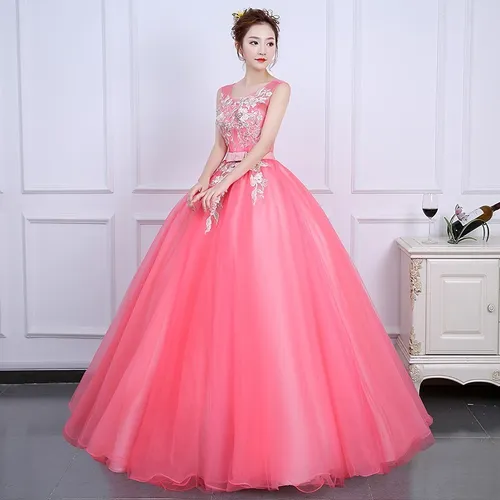 Vestido princesa cheap rosa