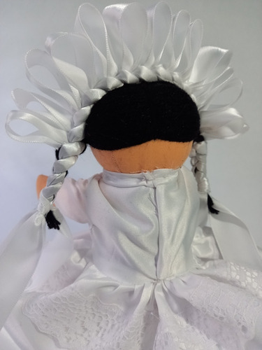 Imagen 3 de 3 de Muñeca Mediana Maria 009 Blanco.
