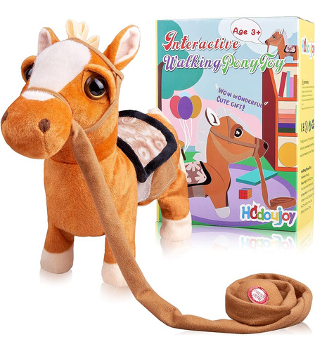 Juguete Interactivo De Peluche De Caballo Simulado.