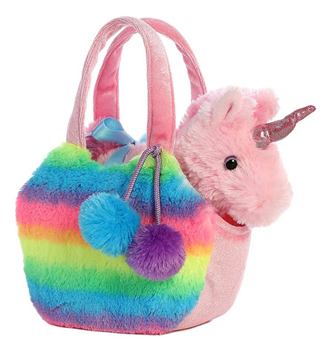 Aurora World Fancy Pals Pet Unicorn Carrier  Peluche , Arco