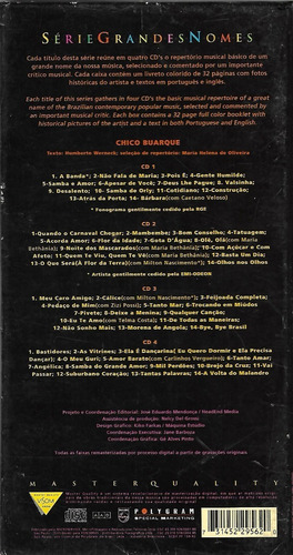 Cd - Chico Buarque - Box Com 4cds - F;gratis