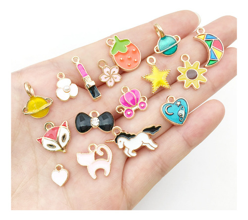 100 Pulseras Colgantes Aleaciones Mezclada Para Hacer Joyas