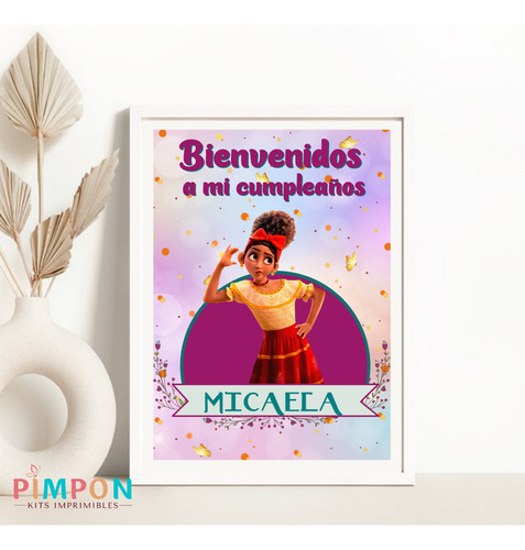 Kit Imprimible Dolores Madrigal - Encanto - Personalizado