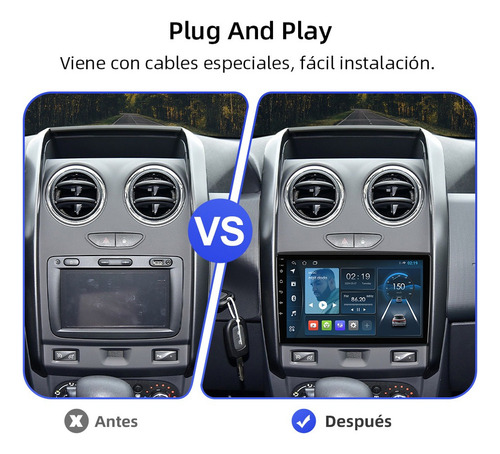 C-j Estéreo 1+32g Para Renault Captur Duster Logan Cámara