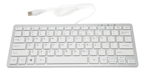 Teclado Usb Con Cable, 78 Teclas Tipo Tijera, 13 Indicadores