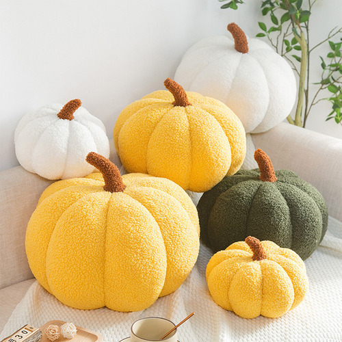 Almohada De Calabaza Simulada Para Peluche De Halloween
