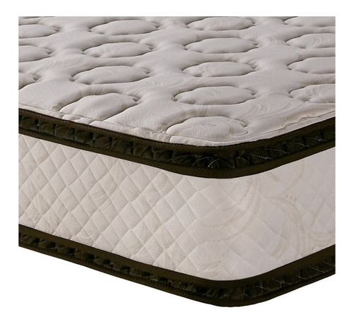 Imagen 4 de 6 de Colchón Queen de resortes Cannon Resortes Sublime beige - 160cm x 200cm x 33cm con doble pillow top